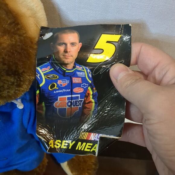 Nascar Plush Teddy with Hoodie #5 Casey Mears - Picture 3 of 8
